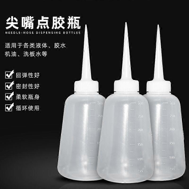 6 Pcs Squeeze Applicator Bottles Plastic Glue Bottles Precision Bottles Color Bottles For Hair Salon Paint Art Craft Liquids Glue