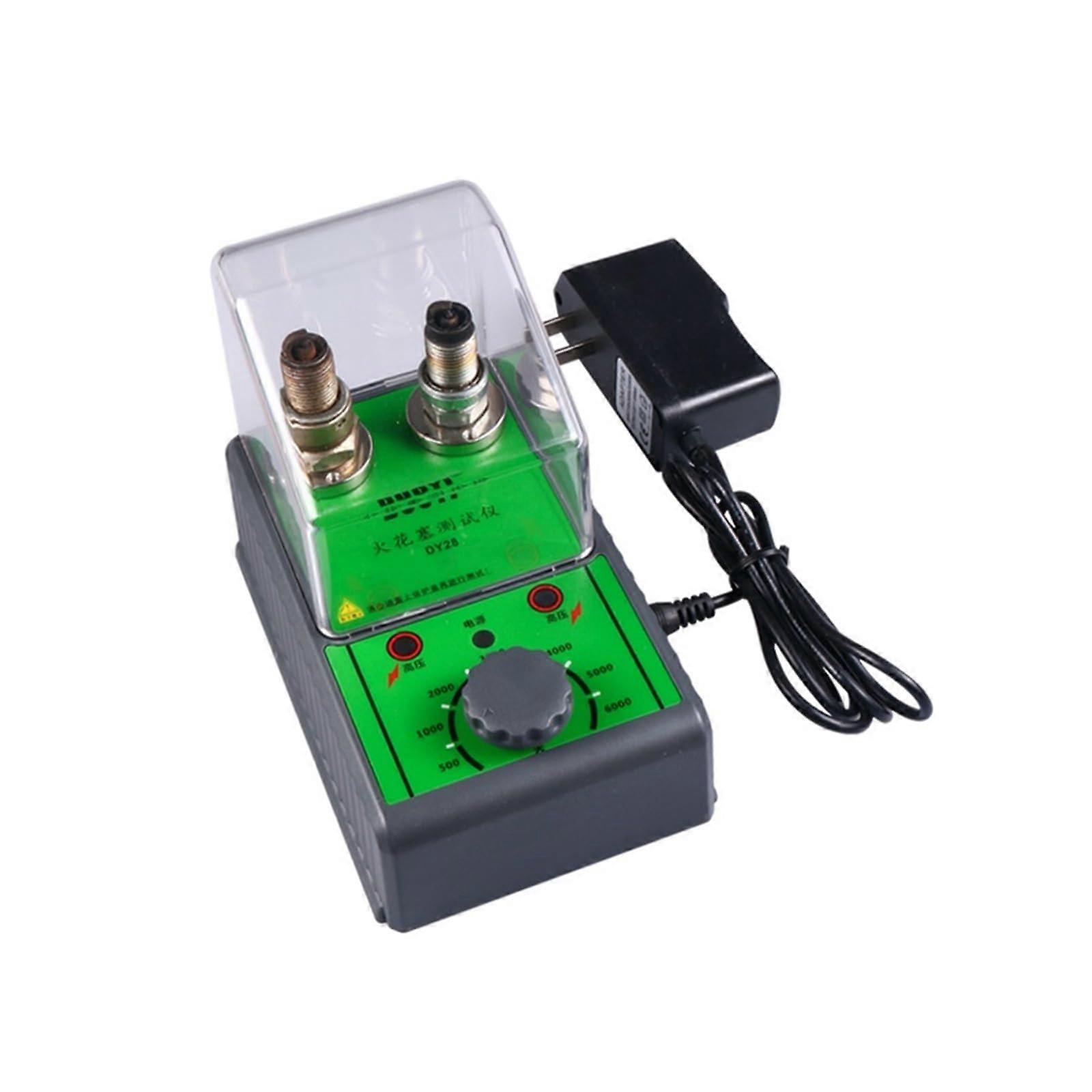 Automotive Spark Jump Tester DY28 Double Hole Flame Nozzle High Voltage Ignition System Test Bench for Beginners DIY Projects