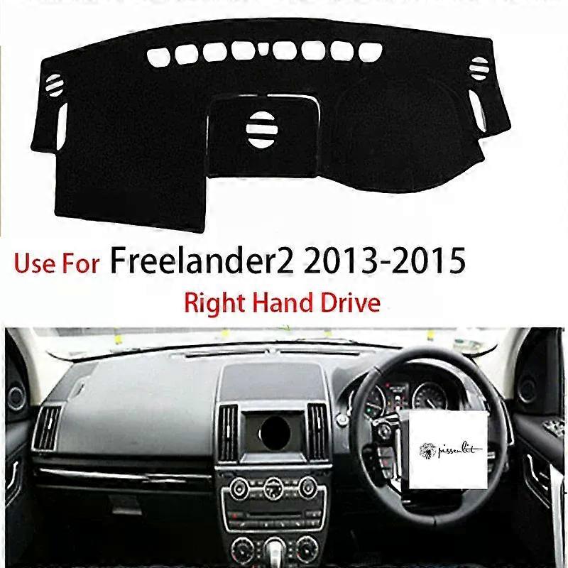 Pissenlit سيارة لوحة القيادة غطاء الشمس الظل حصيرة FAccessories للاند روفر فريلاندر 2 2013 2014 2015 RHD وسادة واقية