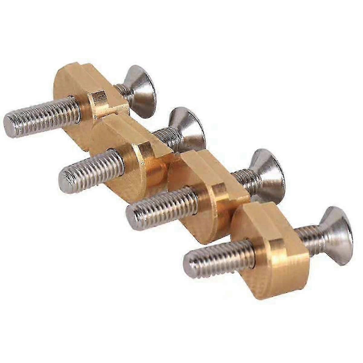 4 Pieces M6 Foilmount Size and 4 Pieces Hydrofoil Screw Mounting T-nuts for Universal Hydrofoil Tracks Surfing