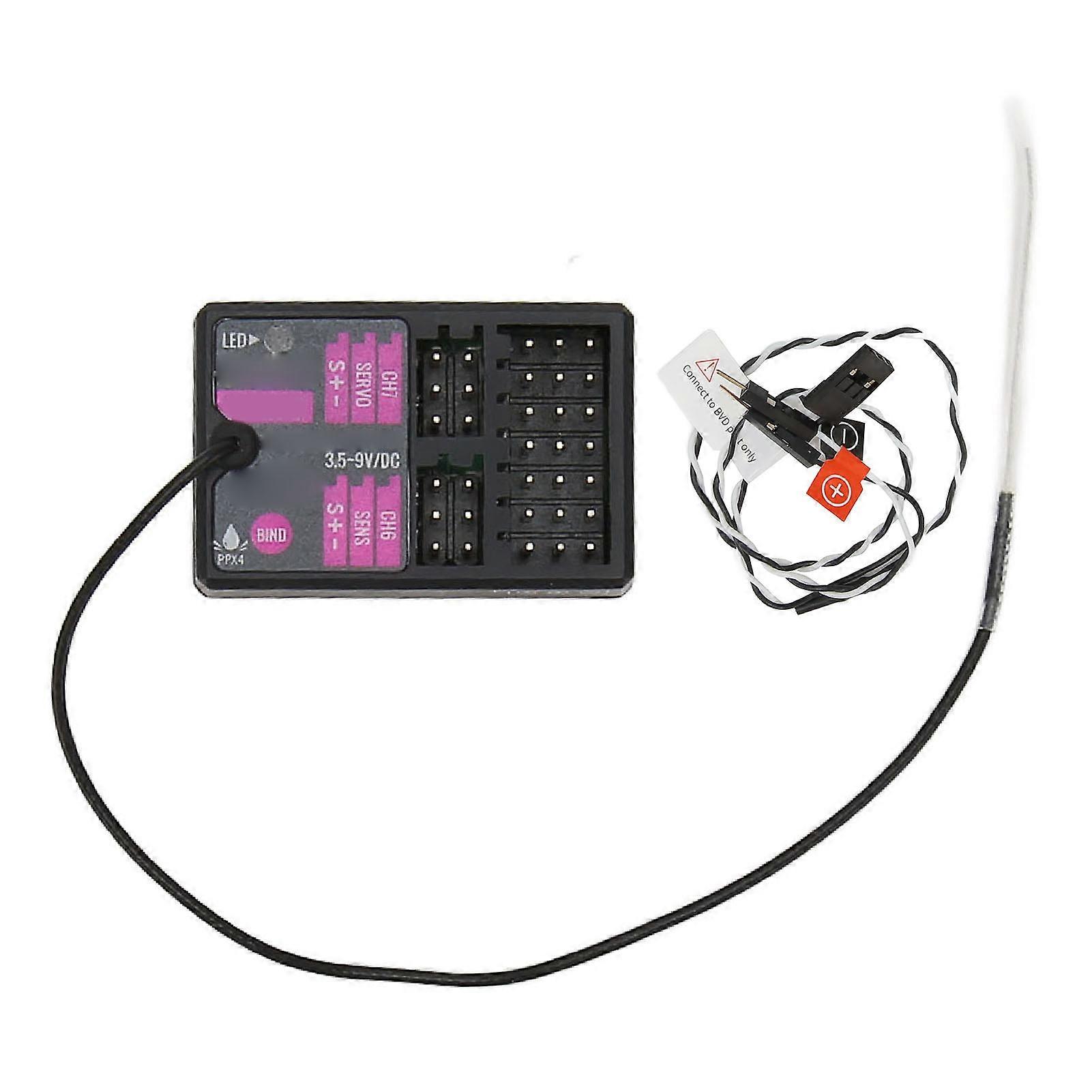 RC 7CH Long Range Built in Gyro 2 Way 2.4G Receiver for FS G7P Transmitter RC Aircraft Car Boat