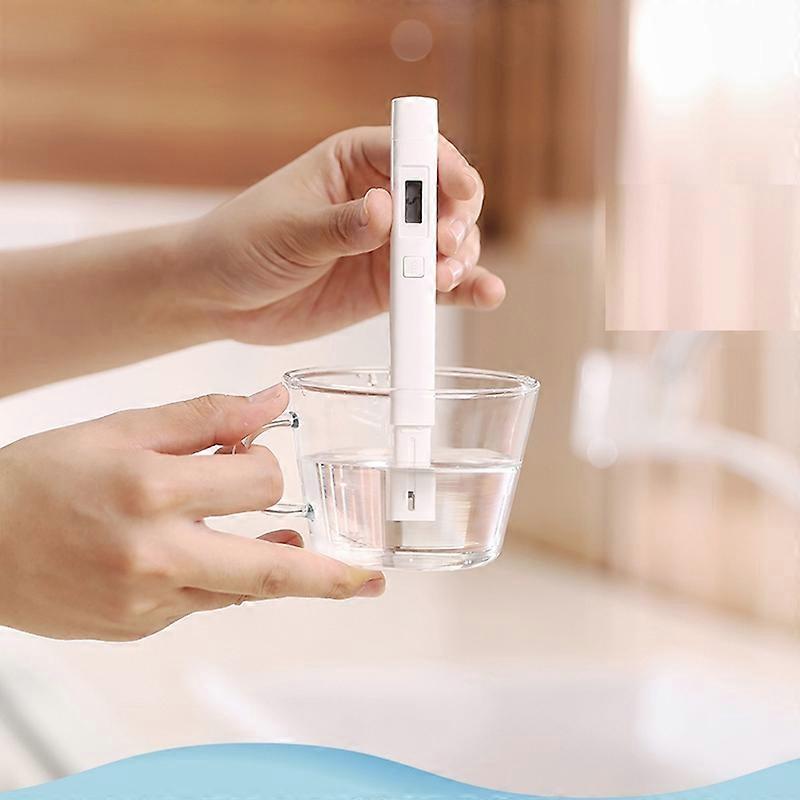 COMPATIBLE Xiaomi Superb Accurate Mini Exquisite Easy-to-use Water Purity Tester Water Quality TDS Tester(White)