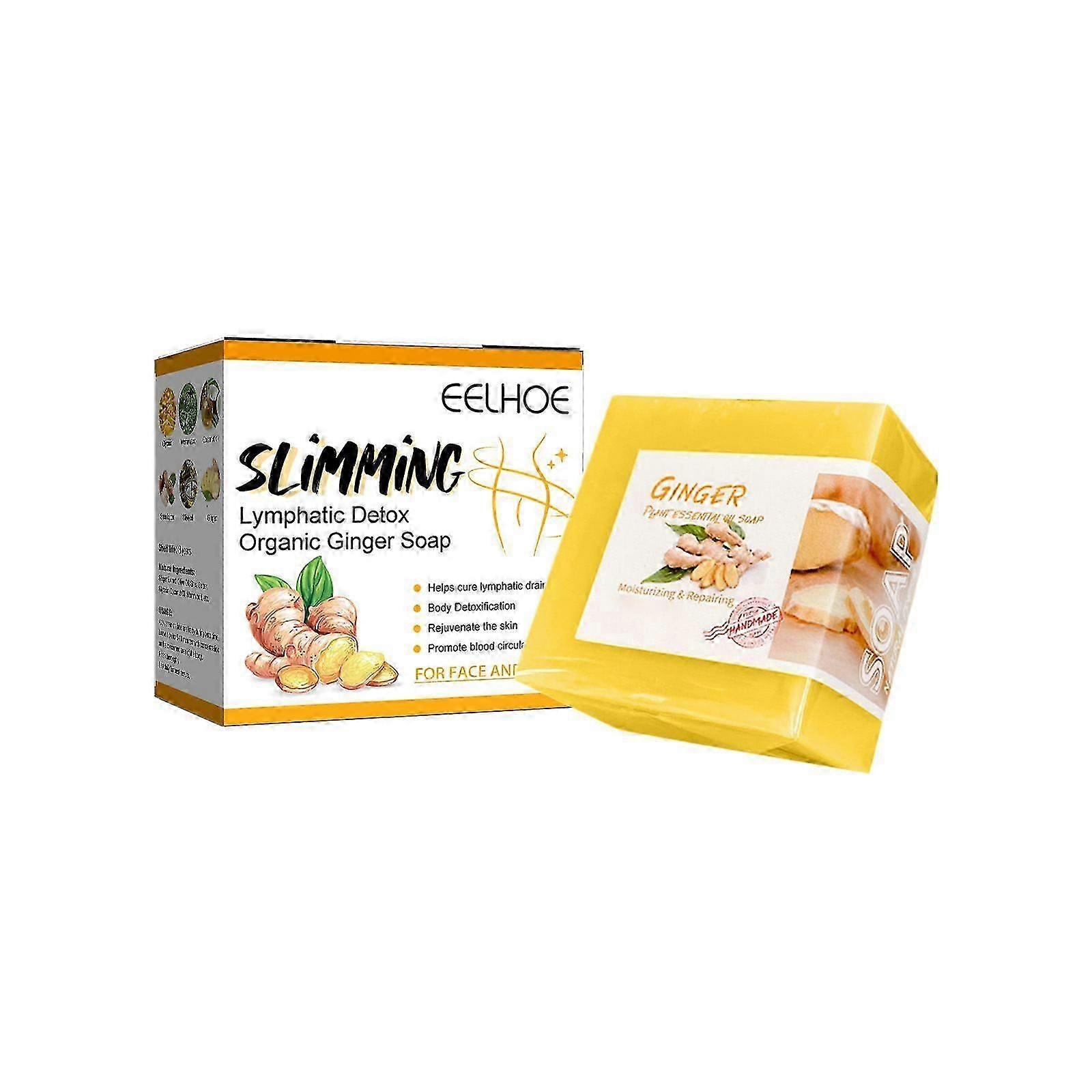 Eelhoe Ginger Bath Soap Body Skin Bath Soap Skin Cleaning Refreshing