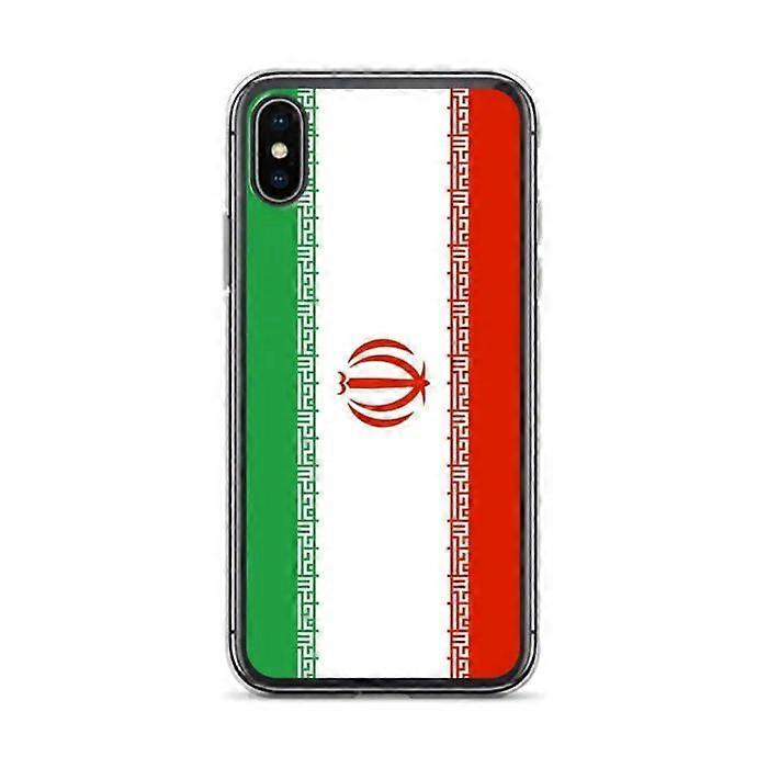 iPhone Case - Iran - Flag - Flexible - Multicolor - Compatible with iPhone X