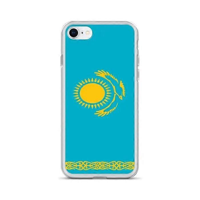 iPhone Case - Kazakhstan - Flag - Soft - Multicolor - Vertical Model