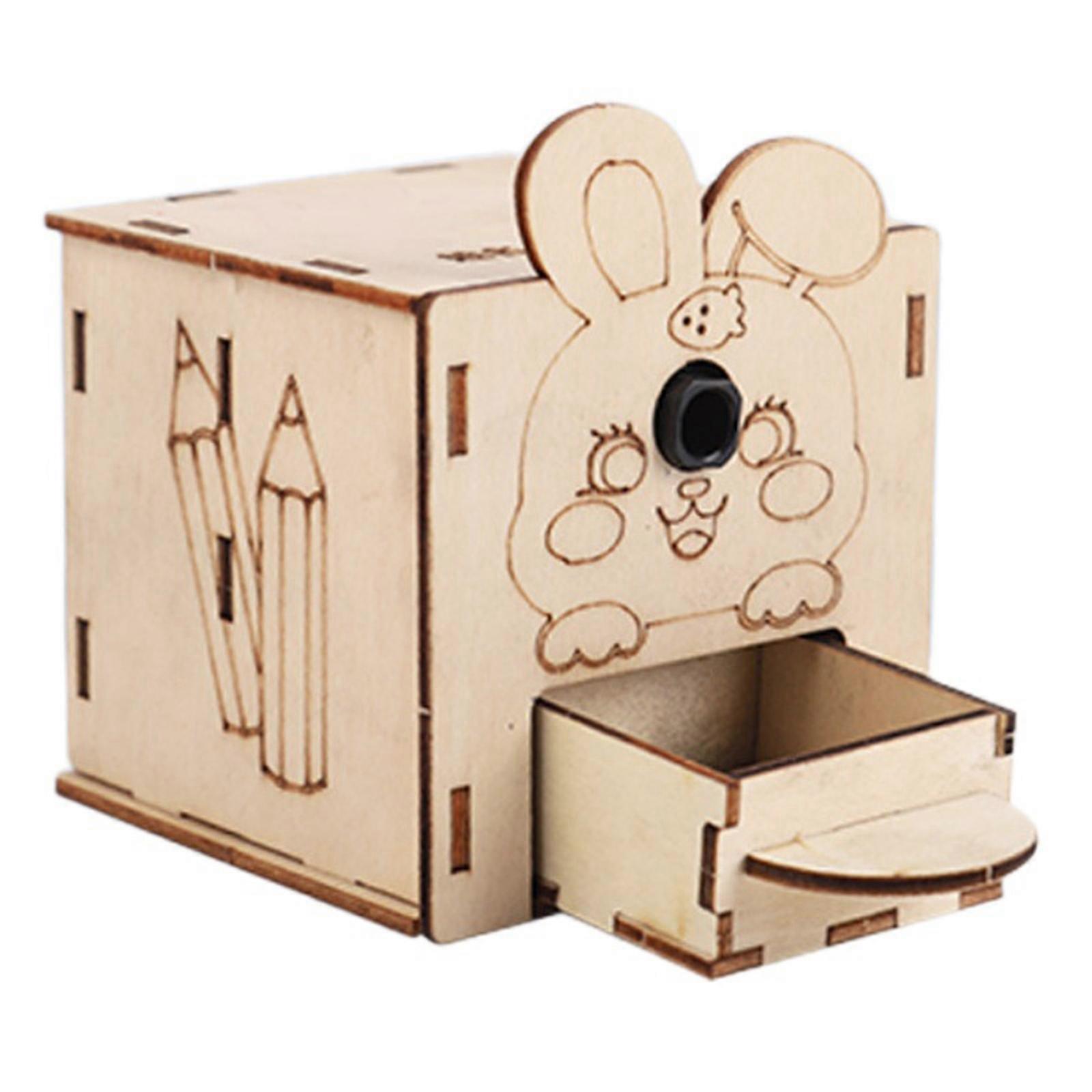 Electric Pencil Sharpener Kits Electric Pencil Sharpener Making Kits Easy to Assemble for Kids Science Exploration