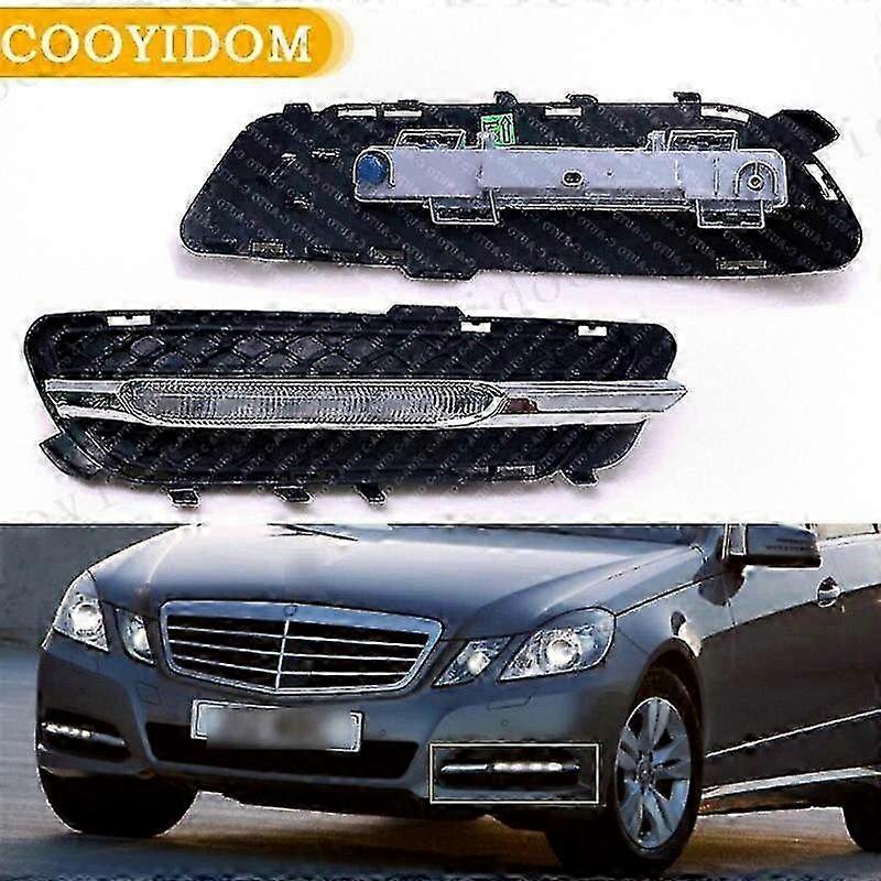 Car Front LED Daytime Running Lights DRL Suitable for a Certain Brand WE-CLASS W212 2010 2011 2012 2128851574 2128851674 Fog Light