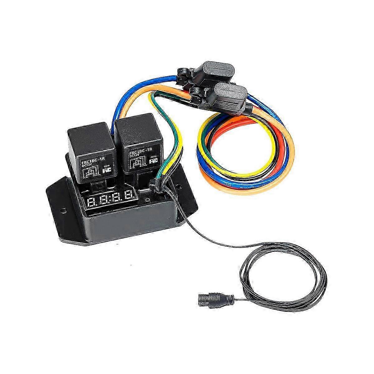 0444 Digital Radiator Fans Controller: Adjustable Temperature Range hwy