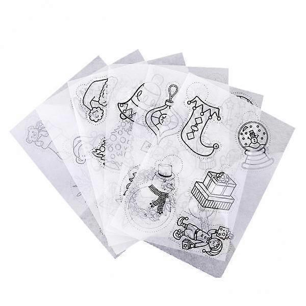 2x 6-Piece Assorted Pattern Shrink Film Shrinkable