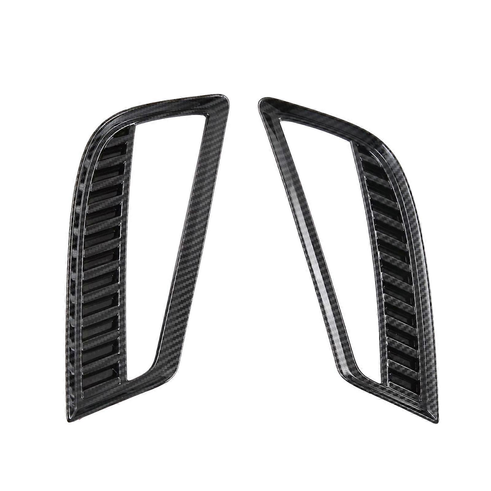 2 Pieces Car Rear Reflector Fog Light Bezel Frame Cover Directly Replace Styling