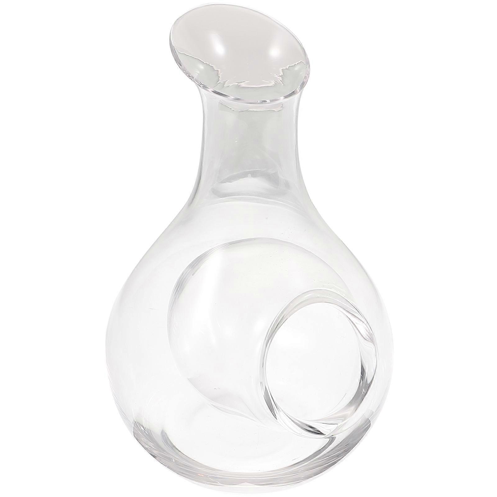 High-Quality Glass Decanter with Inclined Mouth for Versatile Use