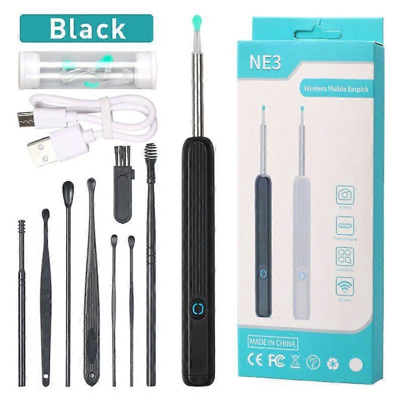 Wireless HD Ear Wax Remover Camera Ear Endoscope Spoon Pick Cleaning Tool Kit UK