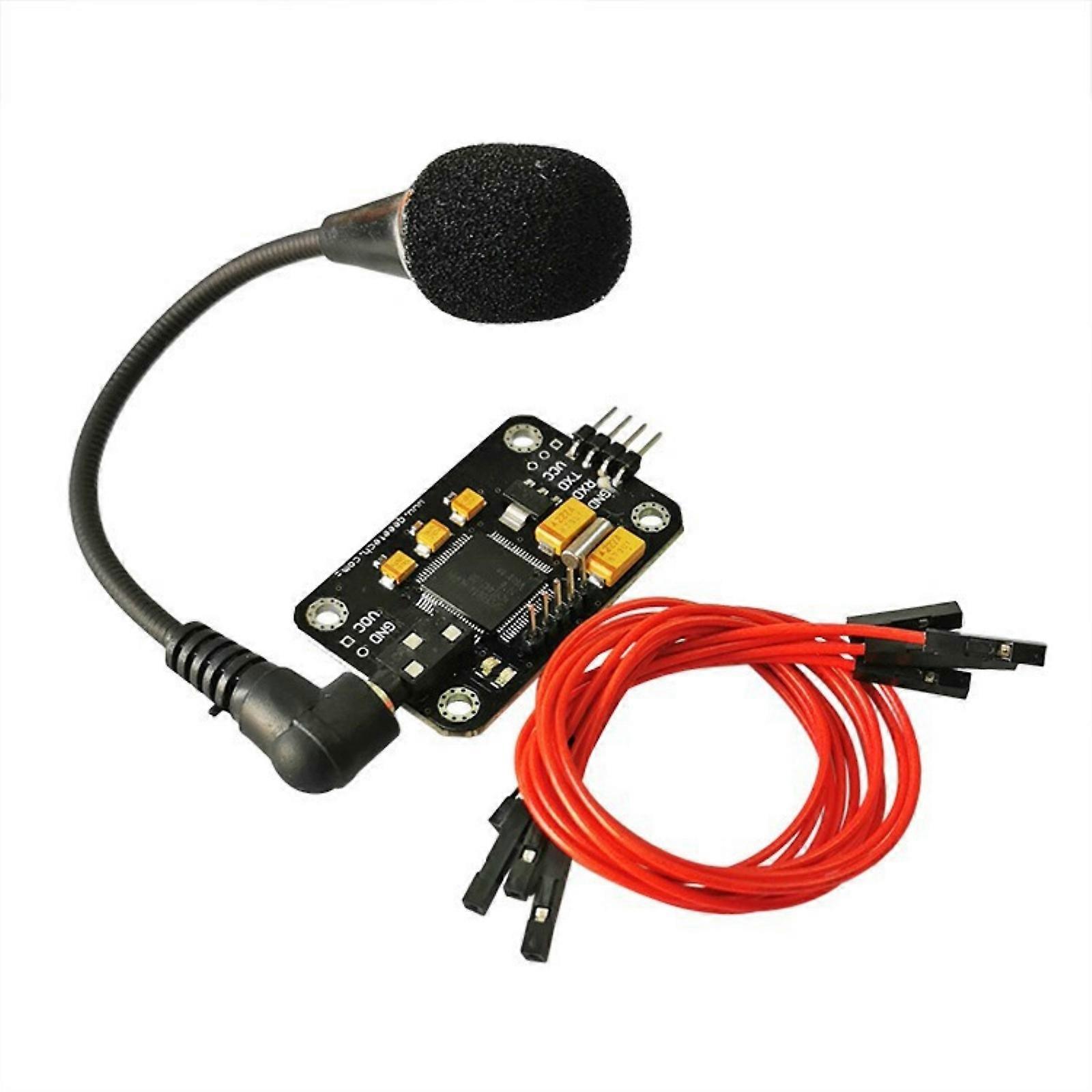 Voice Recognition Module for with Microphone and Wire Speech Control Board Voice Command Precise