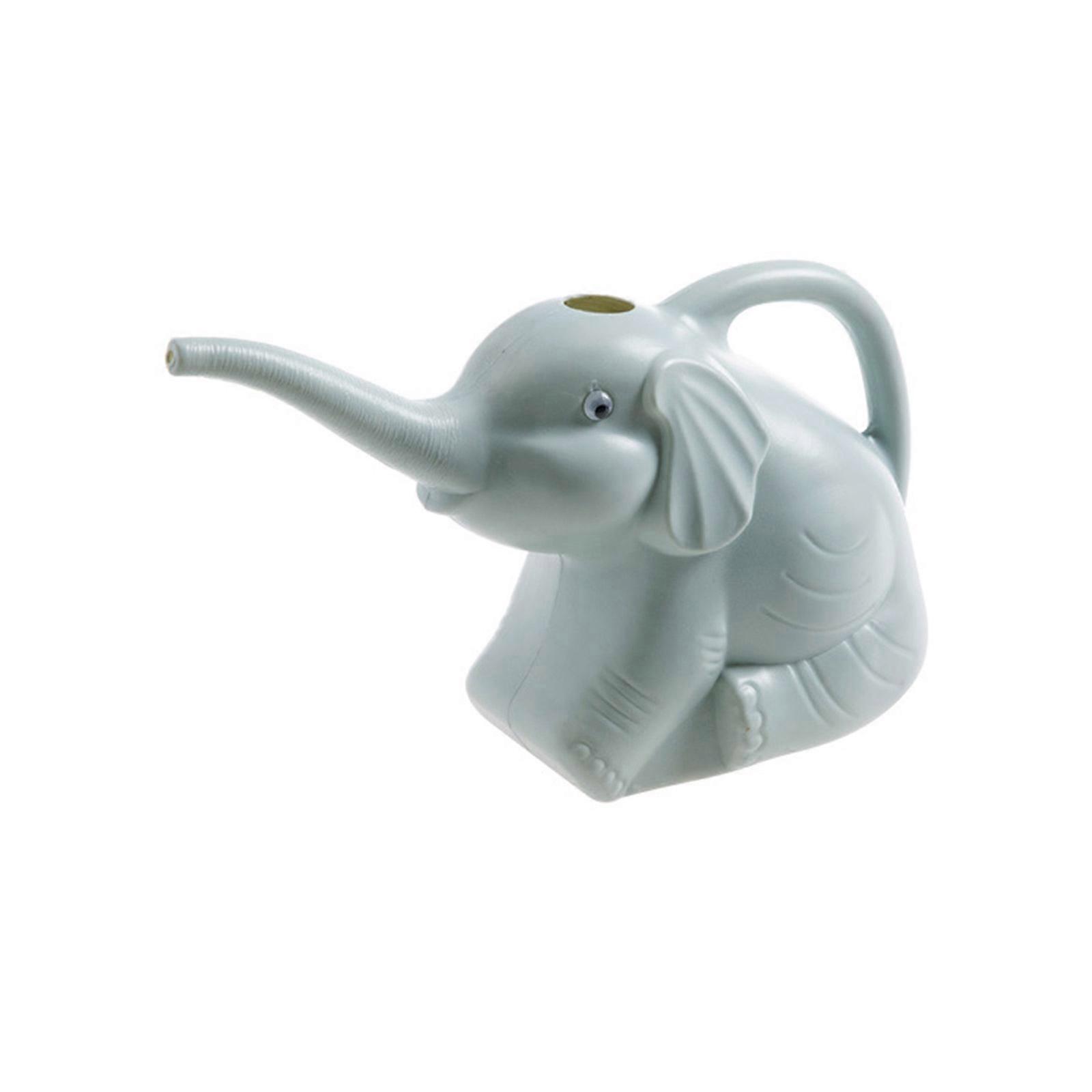 Elephant Watering Tool with Ergonomic Handle Plastic Watering Can Stylish Watering Car Plastic Can for Easy Plant Care Wise Blue