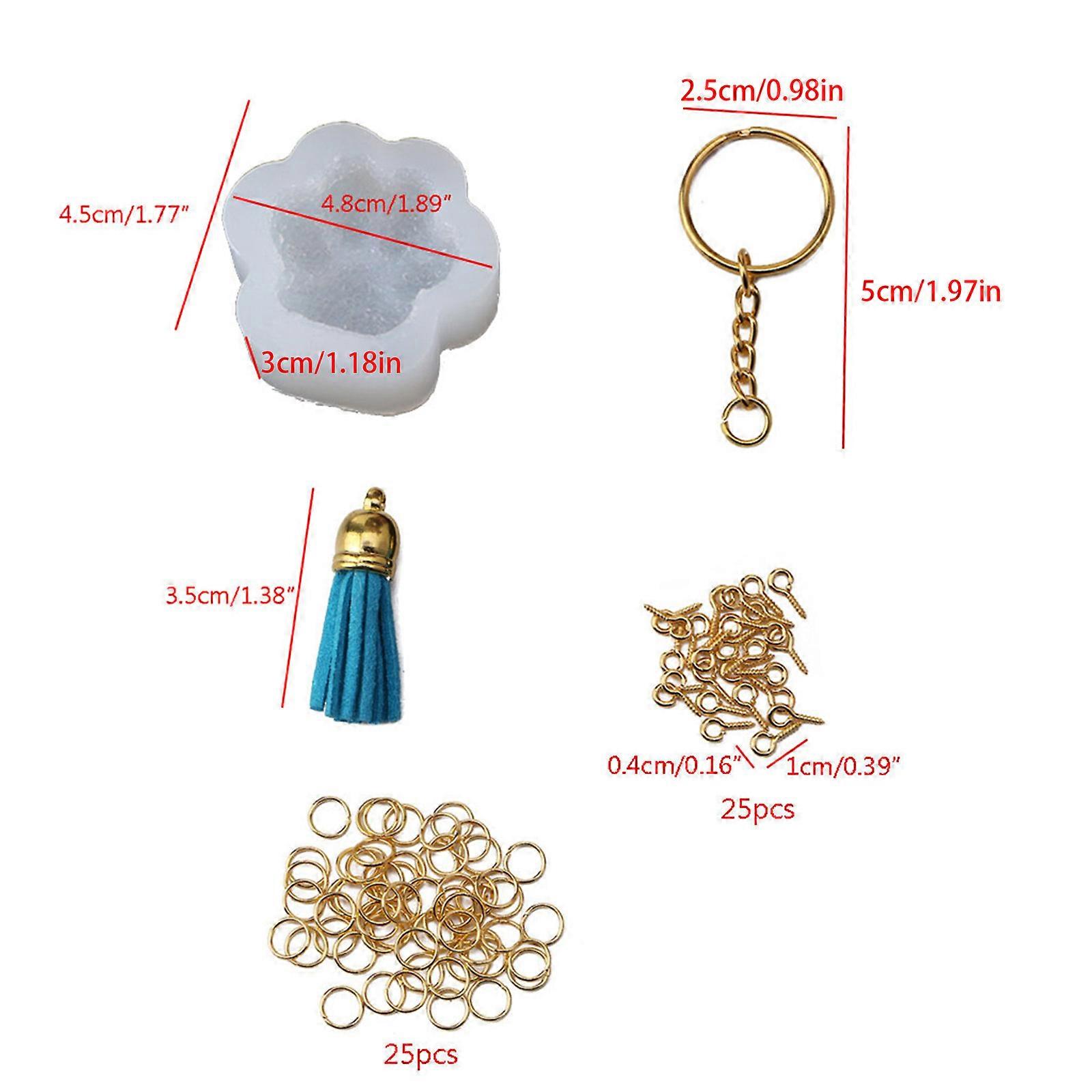 Medium Diamond for Cat Claw Silicone Mold Diy Crystal Glue to Make for Cat Claw Quicksand Material Flash for Cat Claw Je