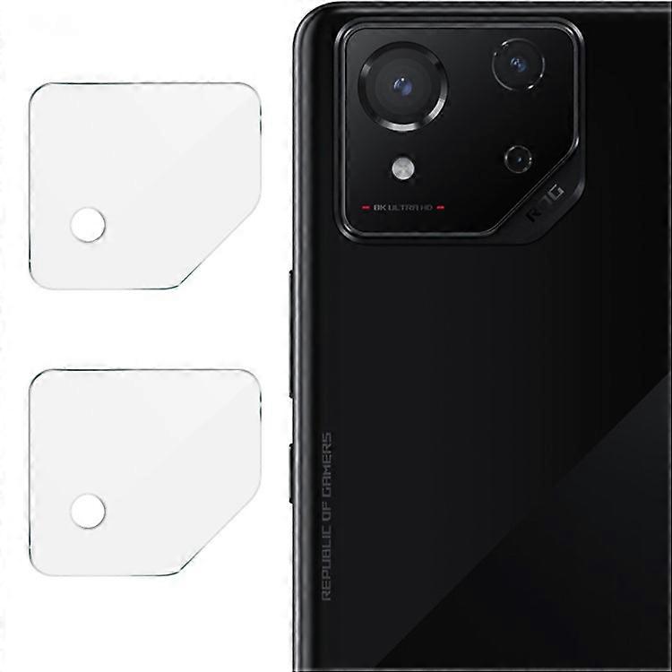 IMAK 2 قطعة / مجموعة متوافقة مع Asus ROG Phone 8 5G / 8 Pro 5G حامي عدسة الكاميرا فيلم عدسة خلفية من الزجاج المقسى