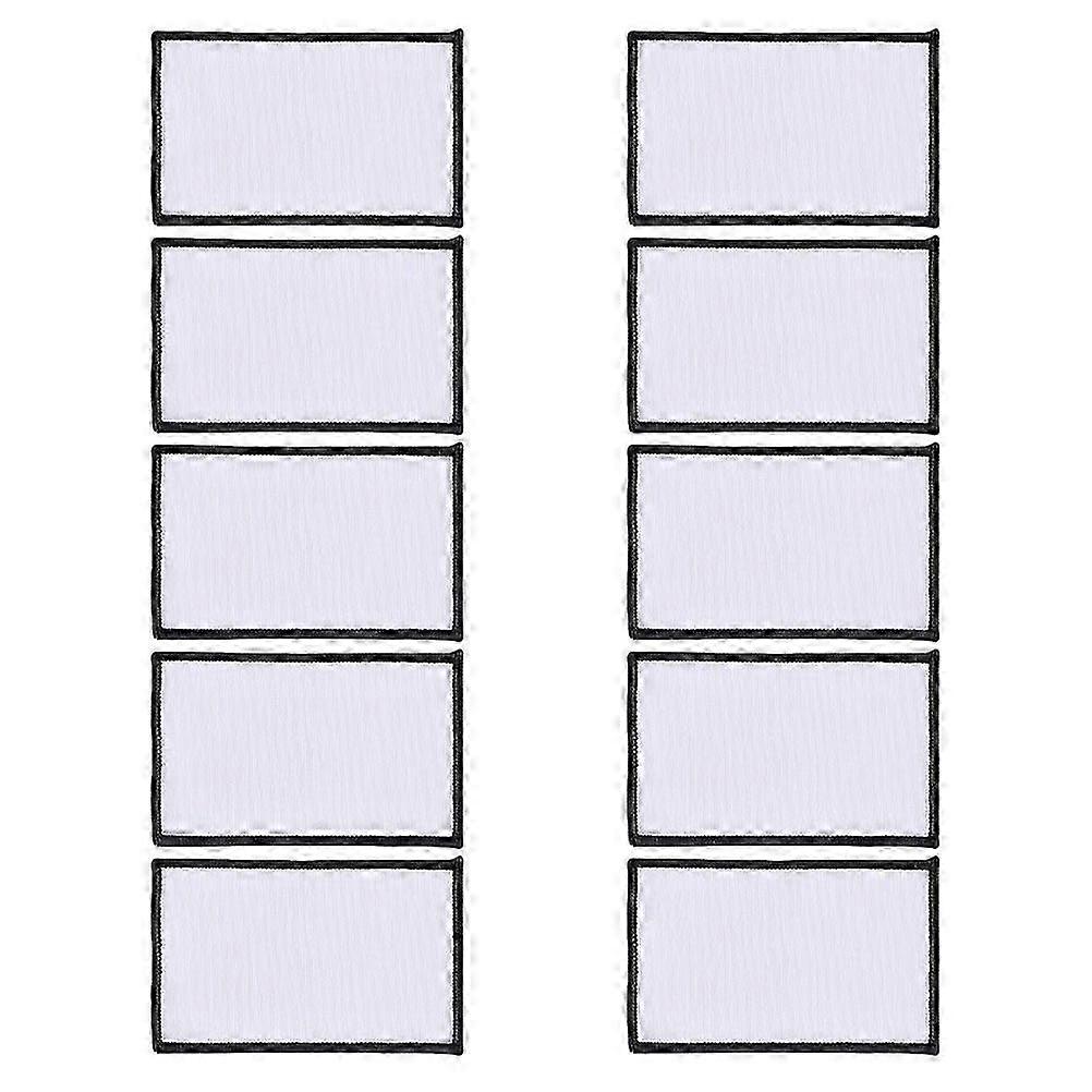 10 Pcs Backpacks Bulk Sublimation Hat Patches Patches Backpacks Rectangular Clothes Patches