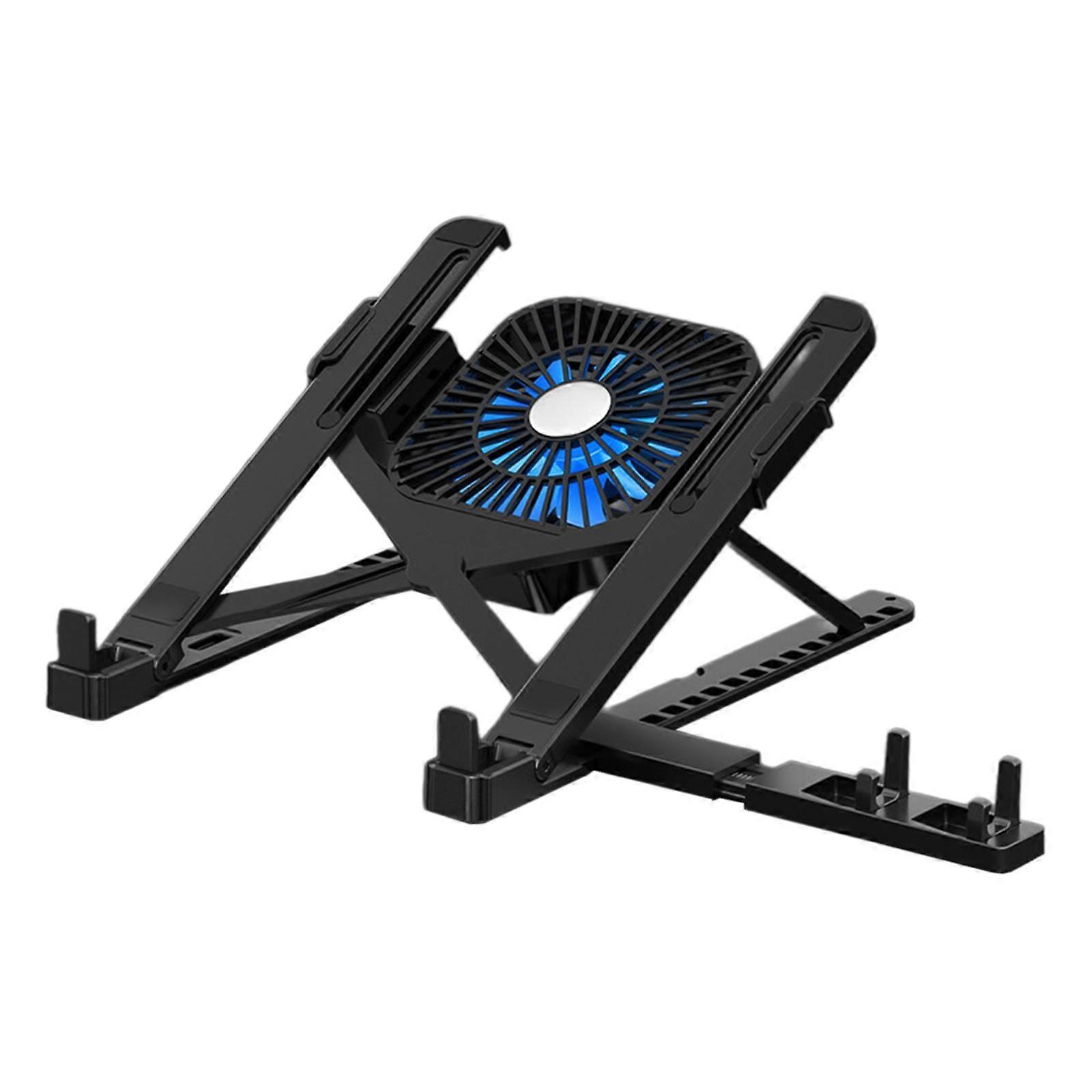 Laptop Stand with Cooling Fan Computer Holder Foldable Sturdy Height Adjustable