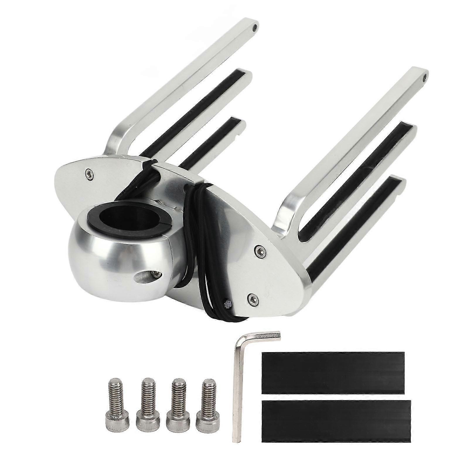 2025 برج لوح التزلج رف قابل للتعديل زاوية حامل التزلج على الماء قوس مصقول سبائك الألومنيوم ل 1.89 بوصة 2.36 بوصة 2.48 بوصة أنبوب المشبك