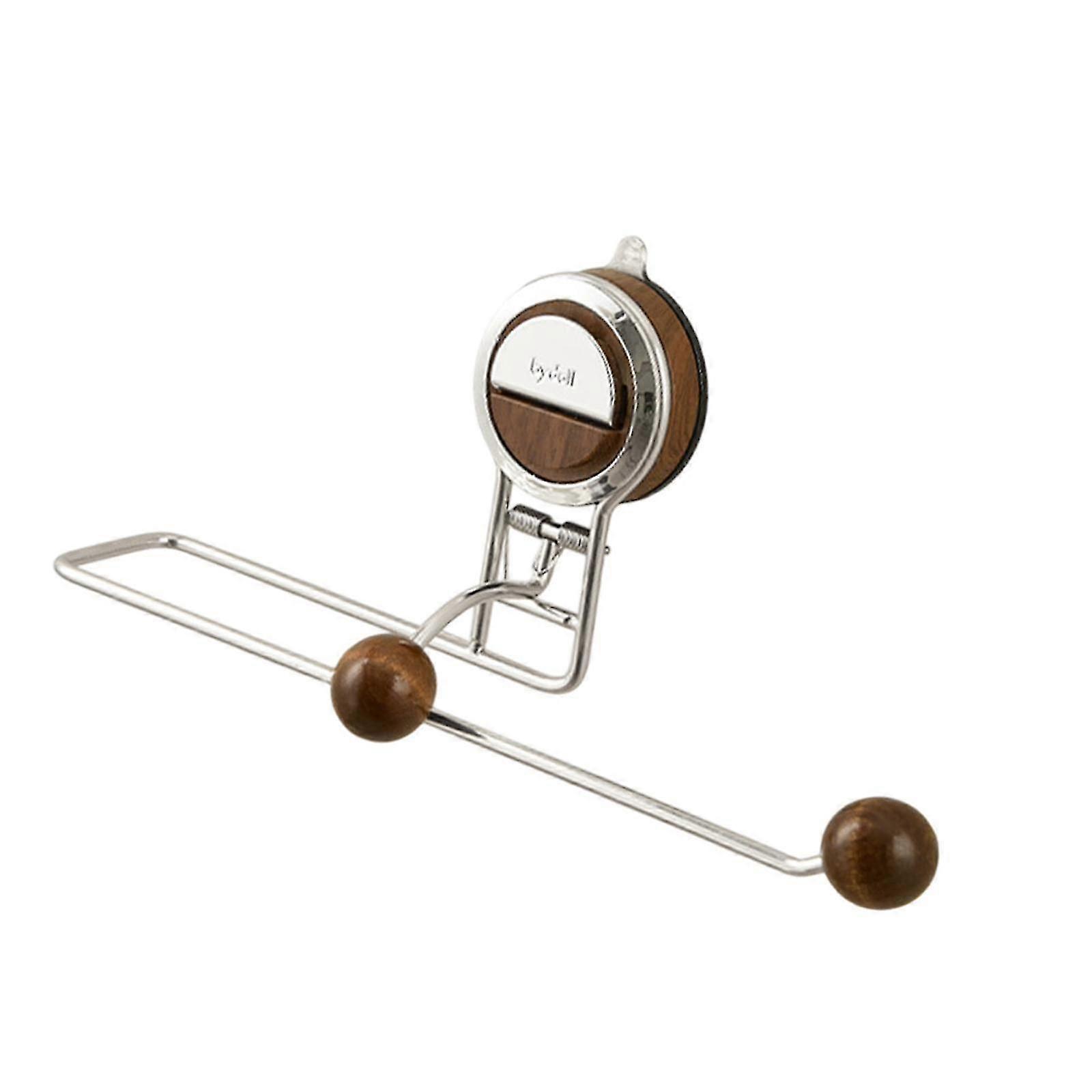 Paper Towel Holder in Metal Design for Workbench, Suitable for Various Workbench Decor Styles, Walnut Finish