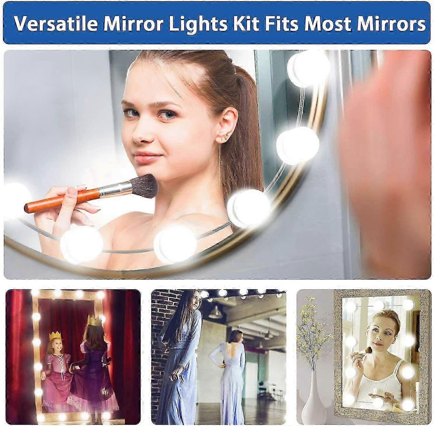Kit d’ampoules LED à intensité variable pour miroir de courtoisie de maquillage - Nouveau style