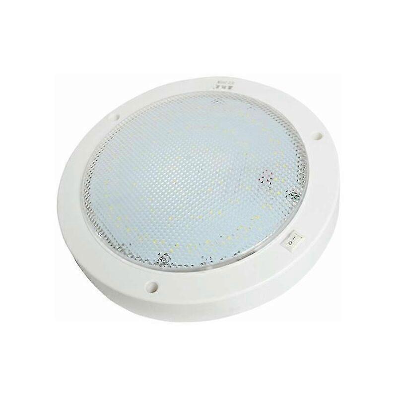 12V Ceiling Light RV Marine DC LED Light 9W Round Structure with Switch