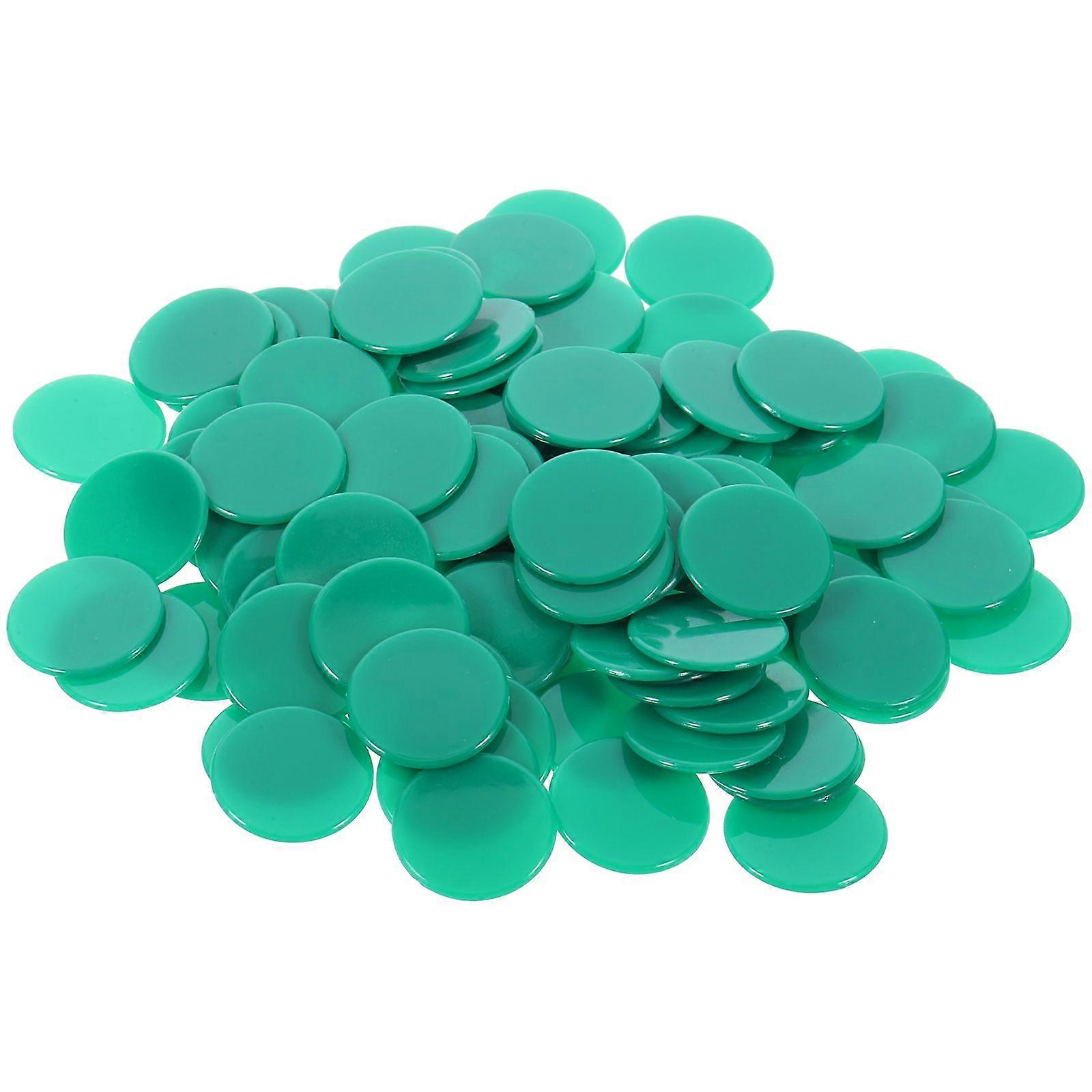 100pcs Bingo Chips Bingo Markers Counting Chips Poker Chips Party Game Counting Chips