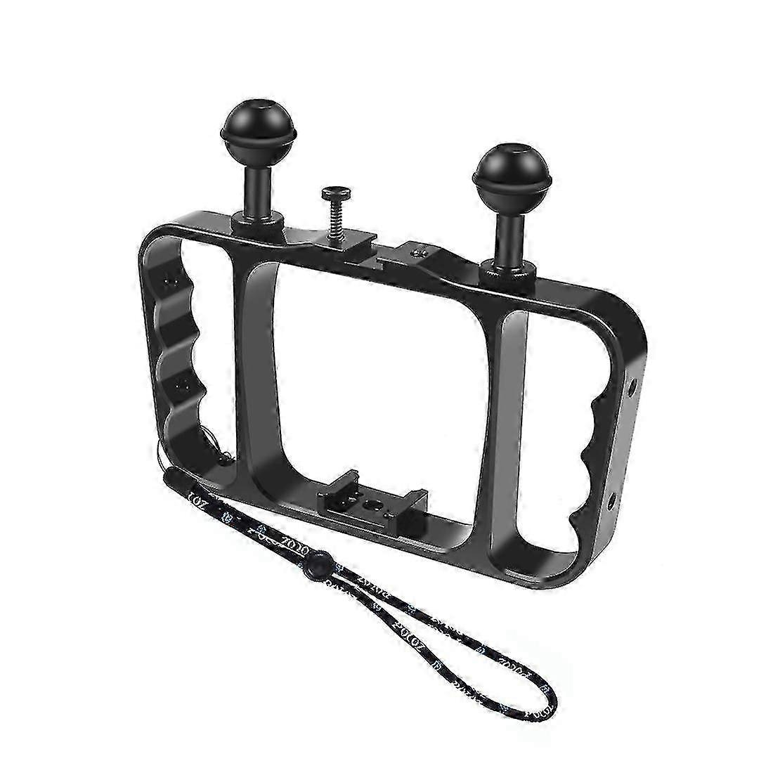 Dual Handheld Diving Light Arm Mount for GoPro - Black