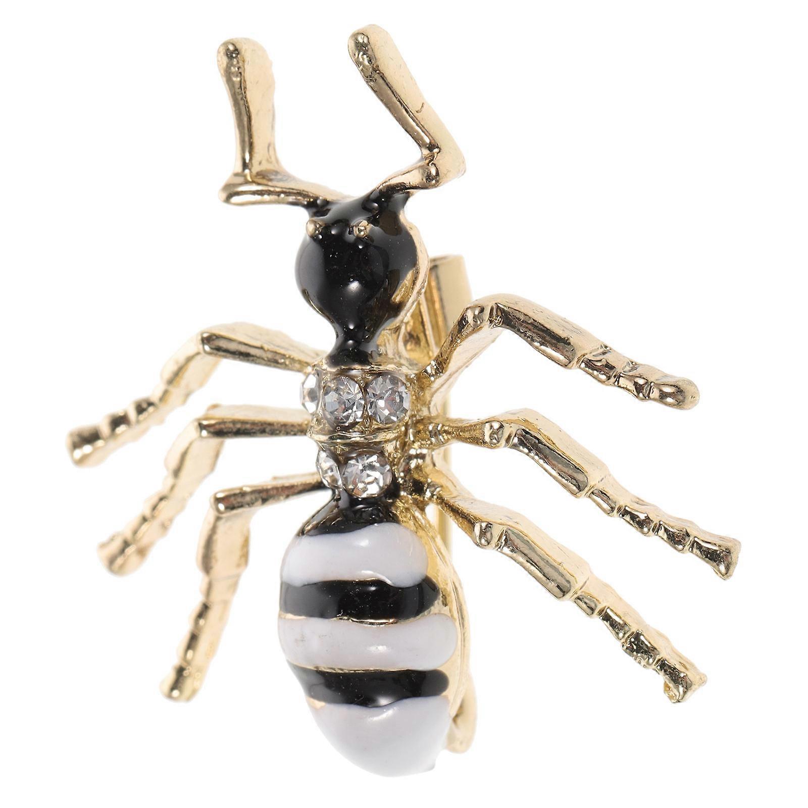 Solid Ant Lapel Pin, Trendy Alloy Ornament Boosting
