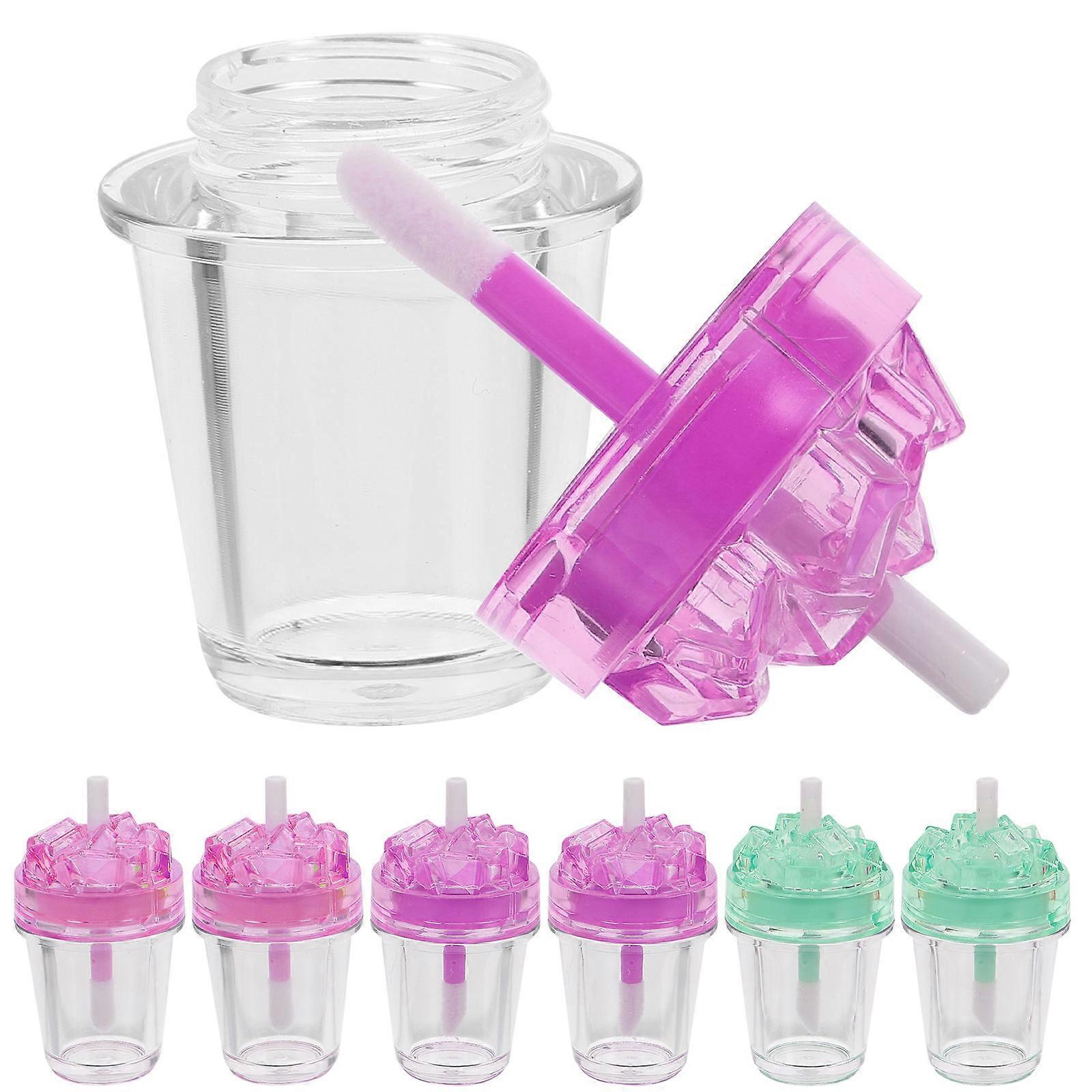 7pcs Refillable Empty Lip Gloss Tubes for DIY Lip Gloss Making Kit – Travel & Daily Use Cosmetic Packaging for Women