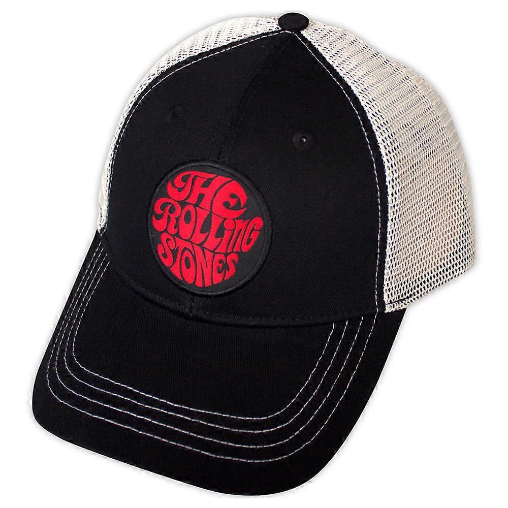 The Rolling Stones 70s Logo Emblem Trucker Baseball Cap