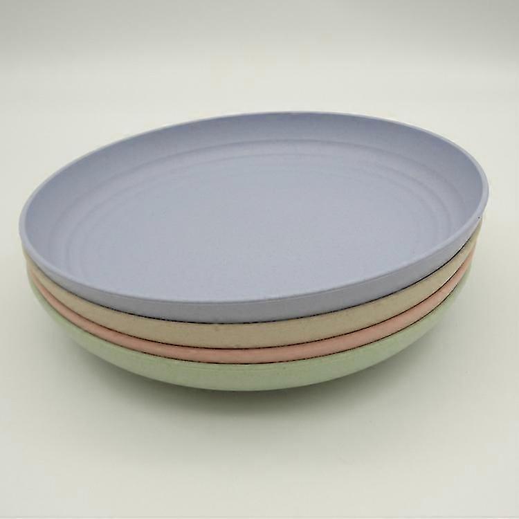 Bambuplattor (blå, grön, rosa beige, utan lock)diameter 20cm