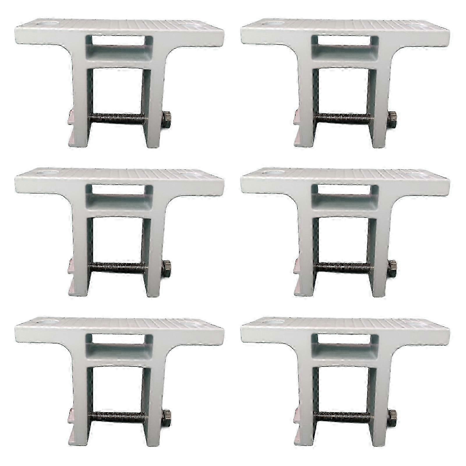 6 Pack Awning Wall Mounting Brackets Replacement for Deck, Garden, Patio
