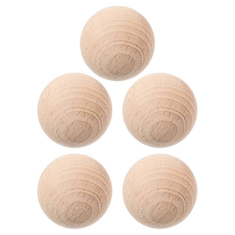 a polished and engaging product description based on your input:
 
**5pcs Beechwood Croquet Balls – Durable Unfinished Wood Balls for Outdoor