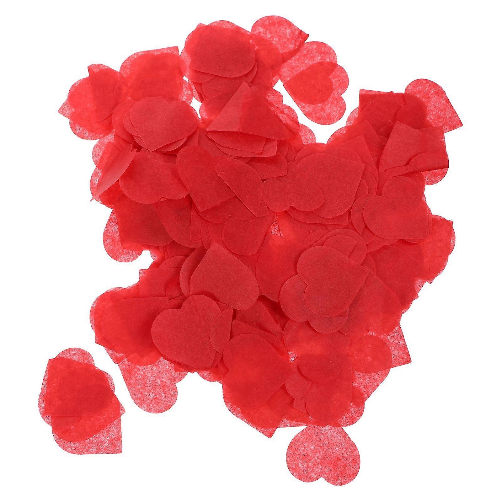 Valentines Day Props Heart Shape Paper Confetti Couples Event Organizers 4Pcs