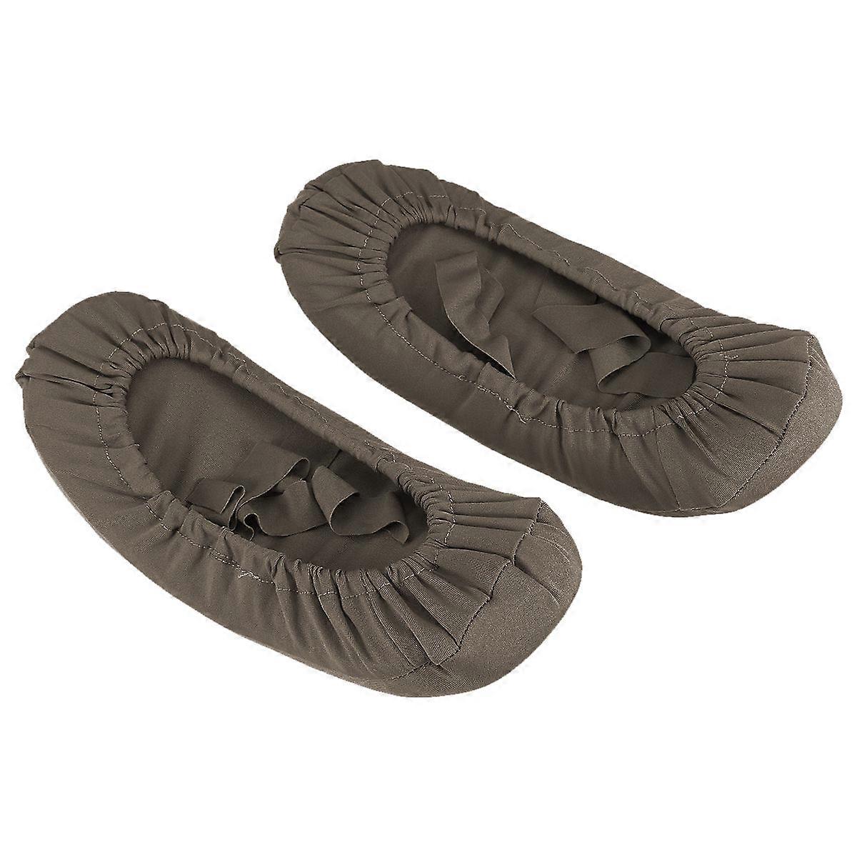 Chair Armrest Pads For Home Or Office Grey Color Rectangular Shape Function 1Pair