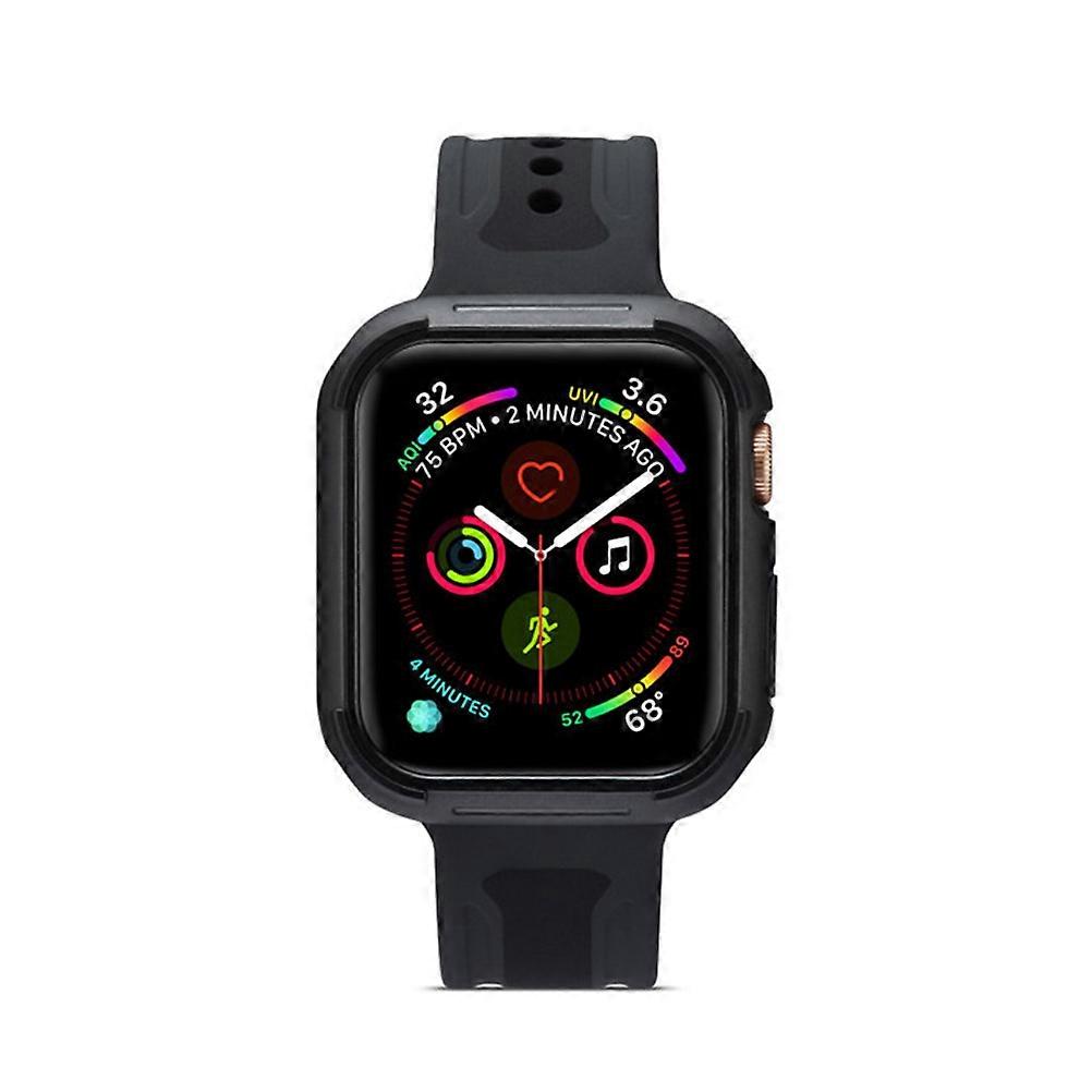 Shockproof Watch Case TPU Material for 4 Black 40mm Outdoor Activities 3Pack