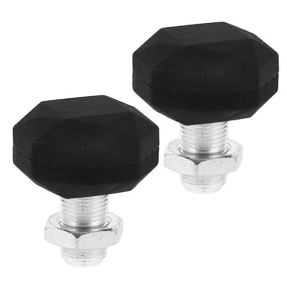 Toe Stops For Quad Skates Roller Skate Accessory Double Row Roller Skates Black 5.00X4.50X4.50cm Speed Control 2Set