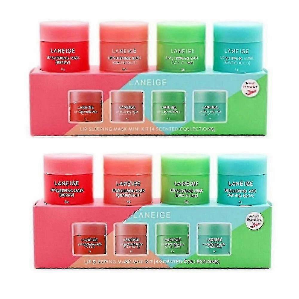 リップバームマスク、8 /pcsニューラネージュリップスリーピングマスクハイドレーションメンテナンスリペアリップバームマスク-Yx-TF
