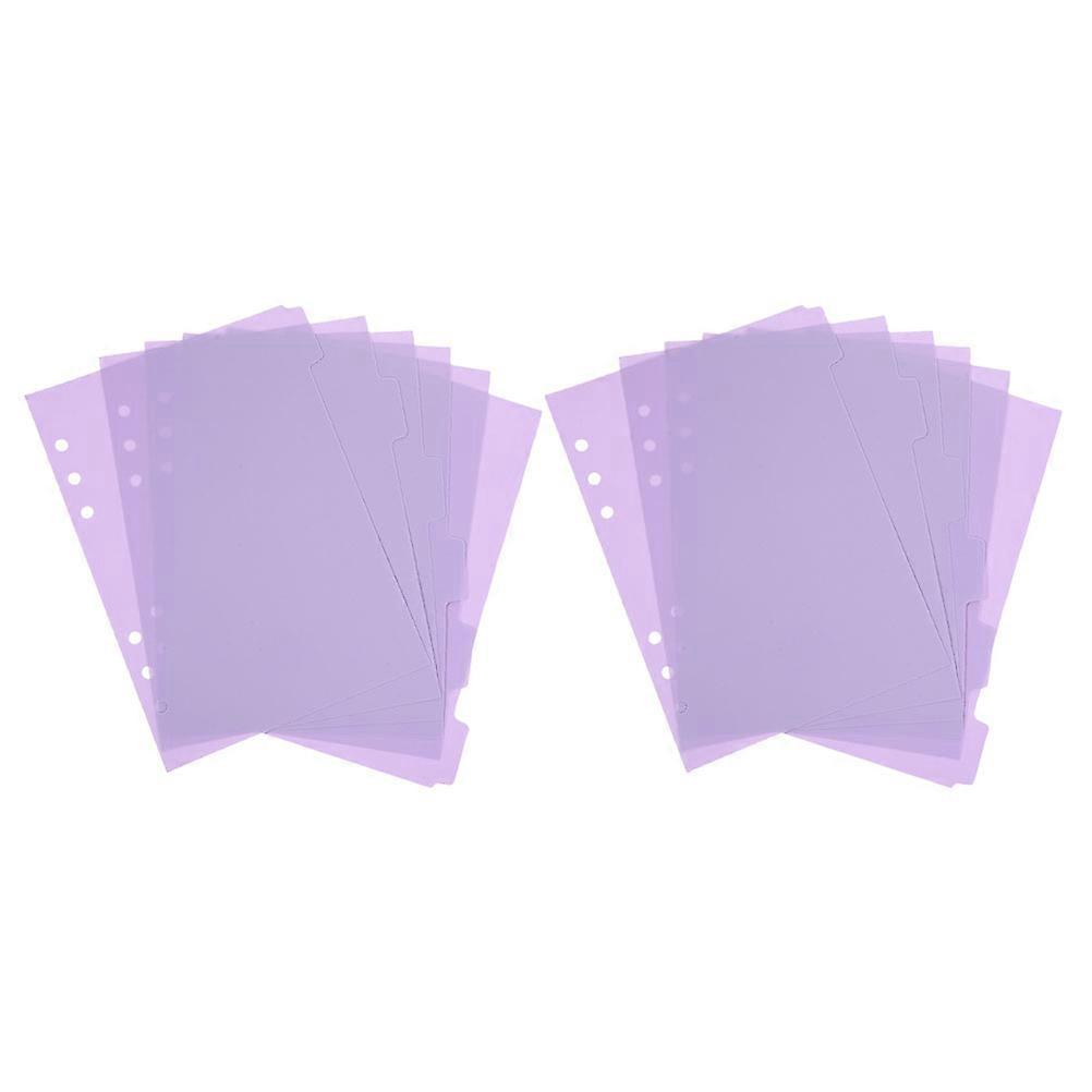 Numbered Tab Dividers Tab Dividers Learning Purple Category Classification 12Pcs