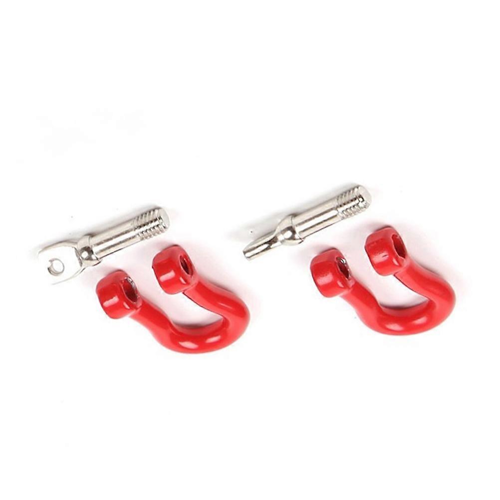 Durable Tow Hook Ring Track for Cars & Trucks – Racing Style, Easy Install, Heavy Duty Towing Accessory, Red