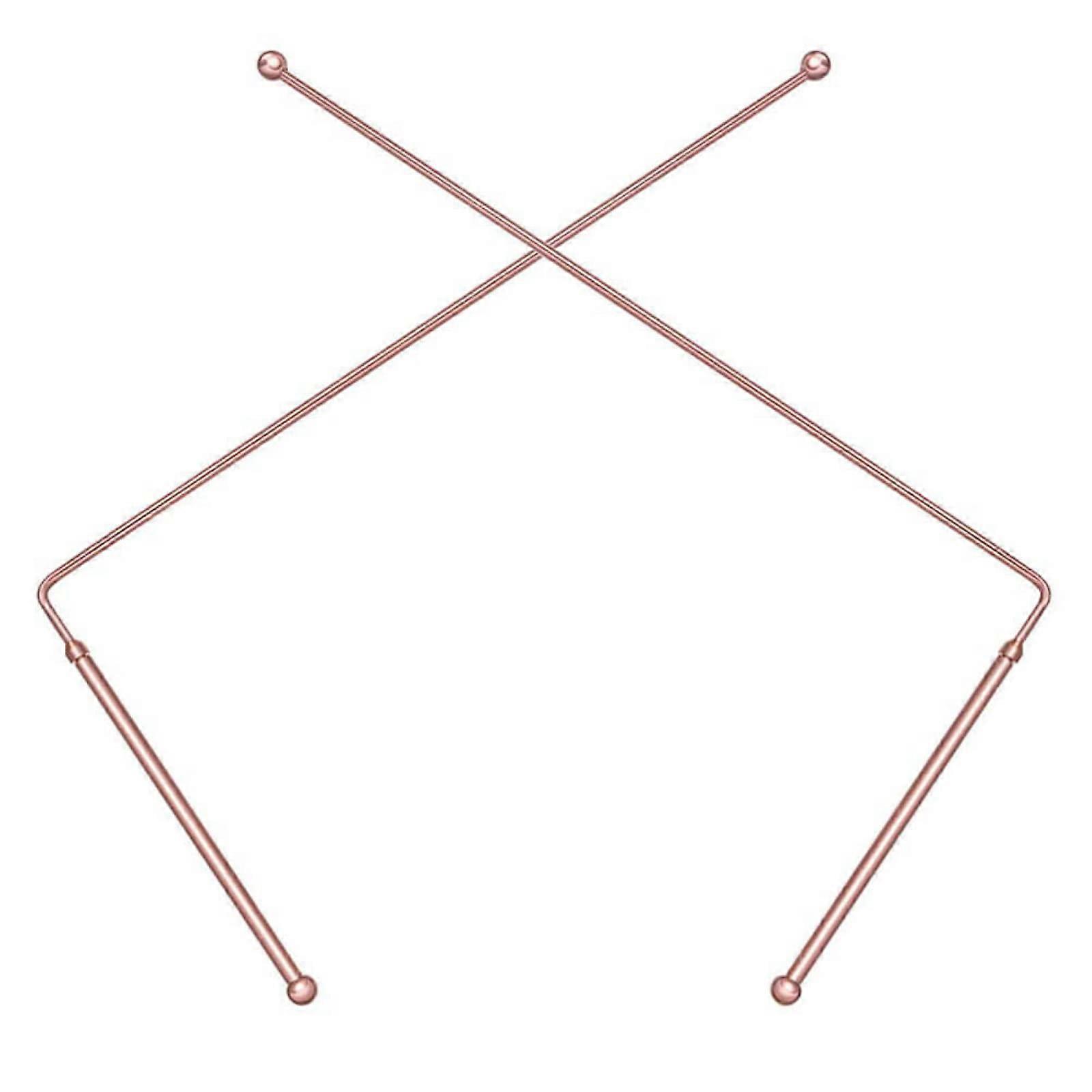 Pack of 2 Brass Dowsing Rods with Handle for Geobiology Divination