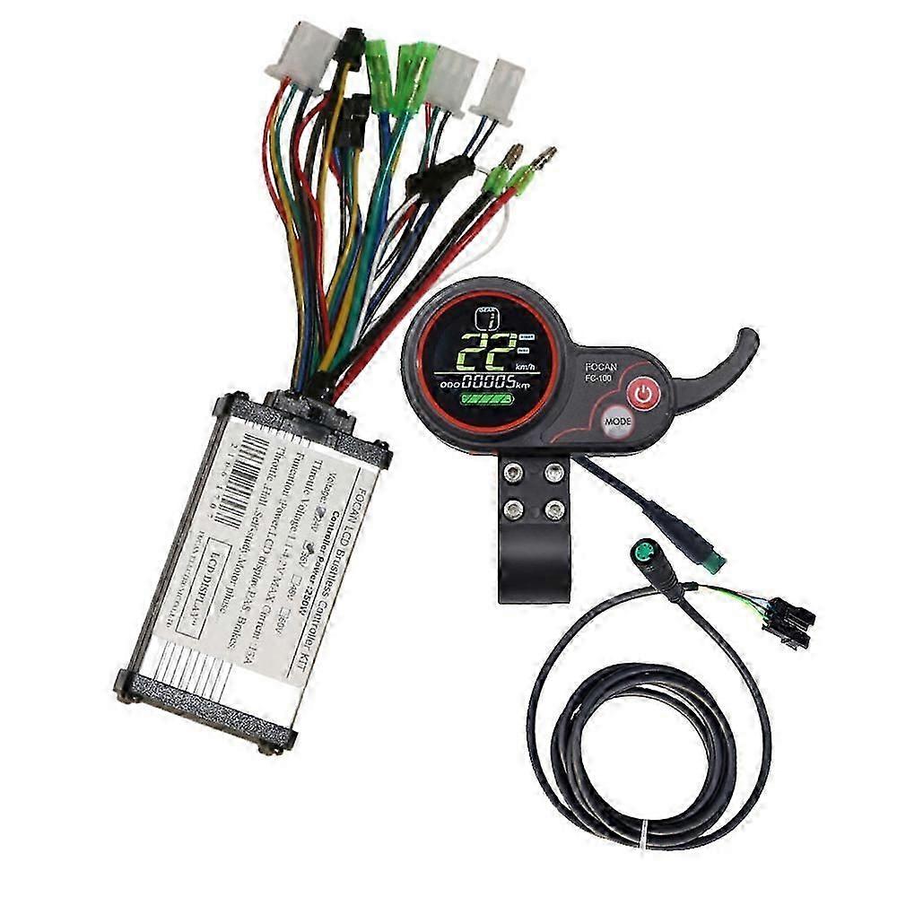 24/36/48/52V/60V Electric Bicycle Controller Scooter LCD Display Control Panel LH100 QS-S4 TF-100 with Shift Switch E-bike Parts