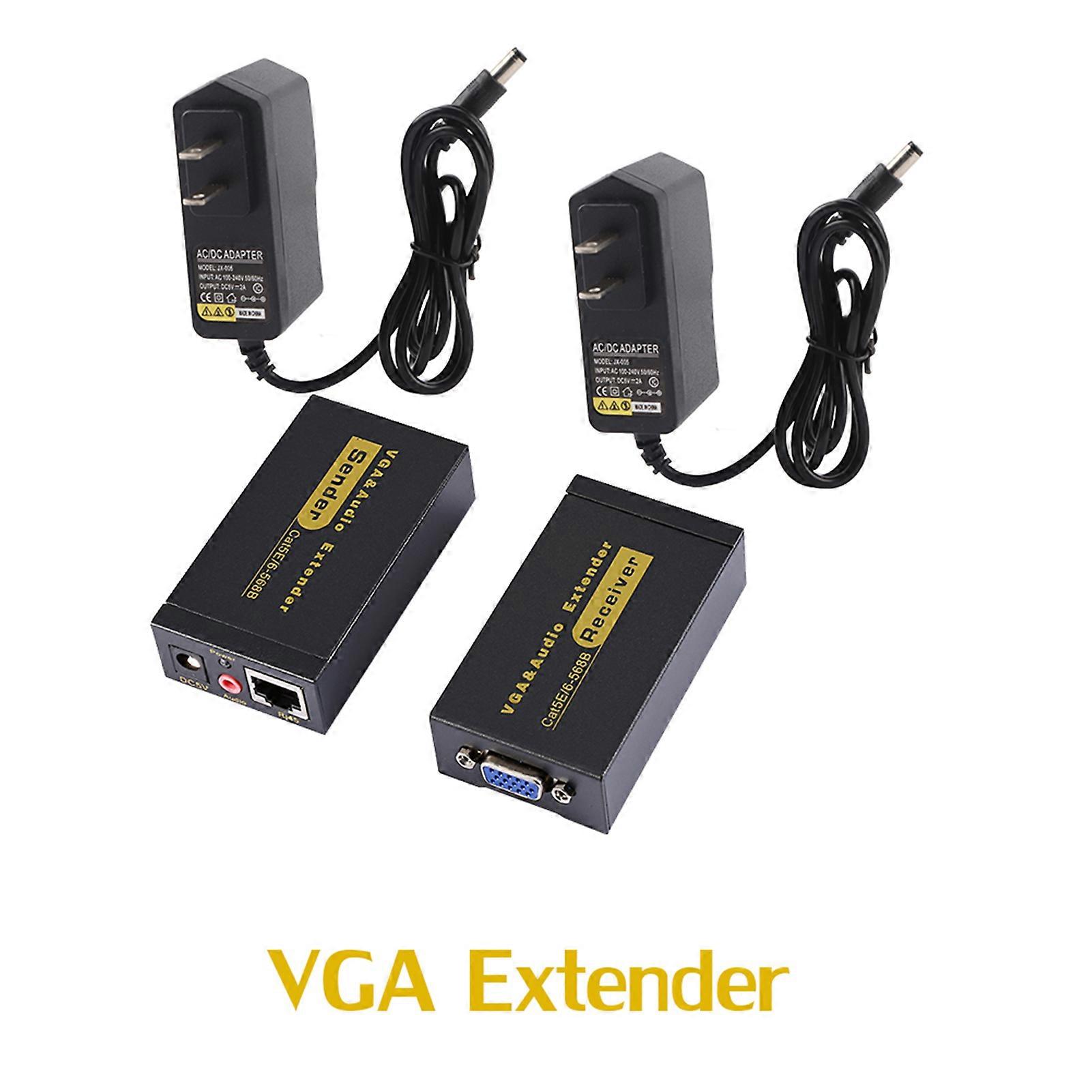 VGA SVGA 1080p 100m oder Video-Extender über RJ45 CAT5e/6