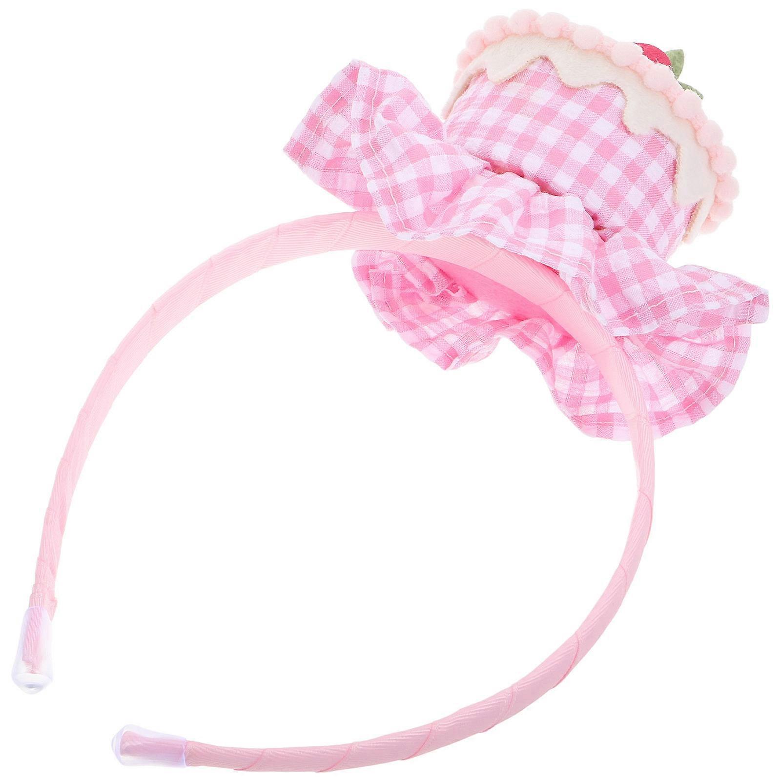 Cute Strawberry Cake Hair Headband for Elastic Hairbands – Soft and Comfortable Fit for Teens, Perfect for Parties and Daily Wear
