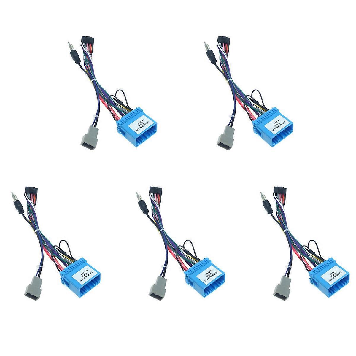 5X 16-Pin Car Android Stereo Wiring Harness Adapter for /// Stereo Wiring Harness