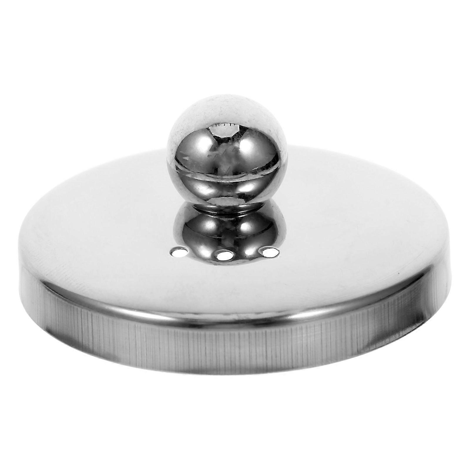 Stainless Tea Infuser Round Minimalist Design For Teapots And Teacups Silver 4.6 CM Replacement Part 1Pcs