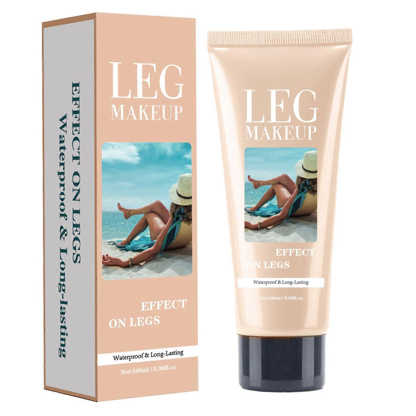 Transfer-Proof Leg Makeup Concealer 100ml Flawless Body Foundation, Long-Lasting & Easy Blend for Legs