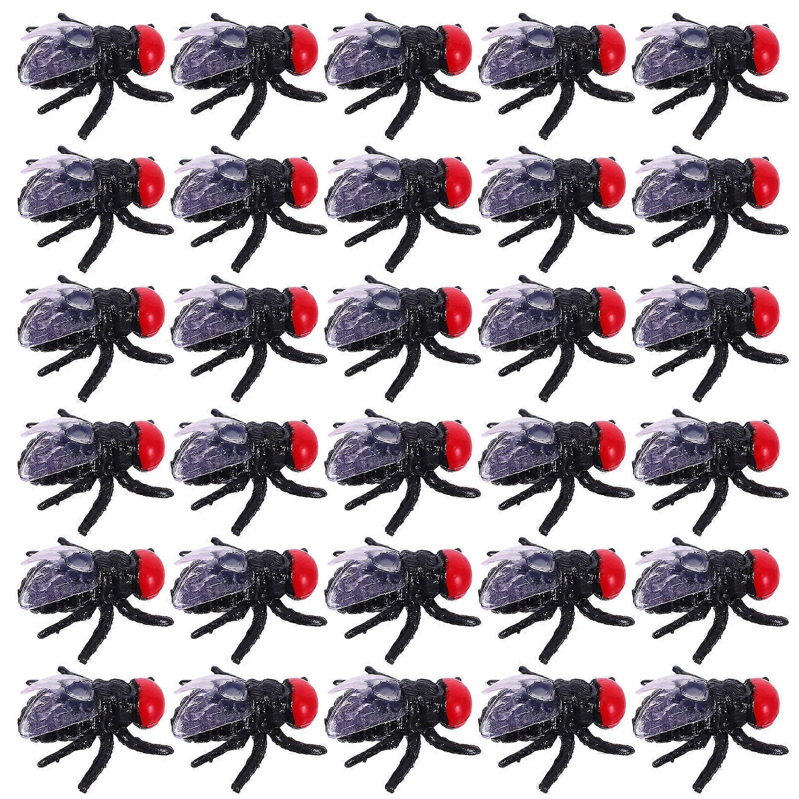50pcs Fake Insects Simulation Animal Props for Halloween Party April Fool's Day Mischief