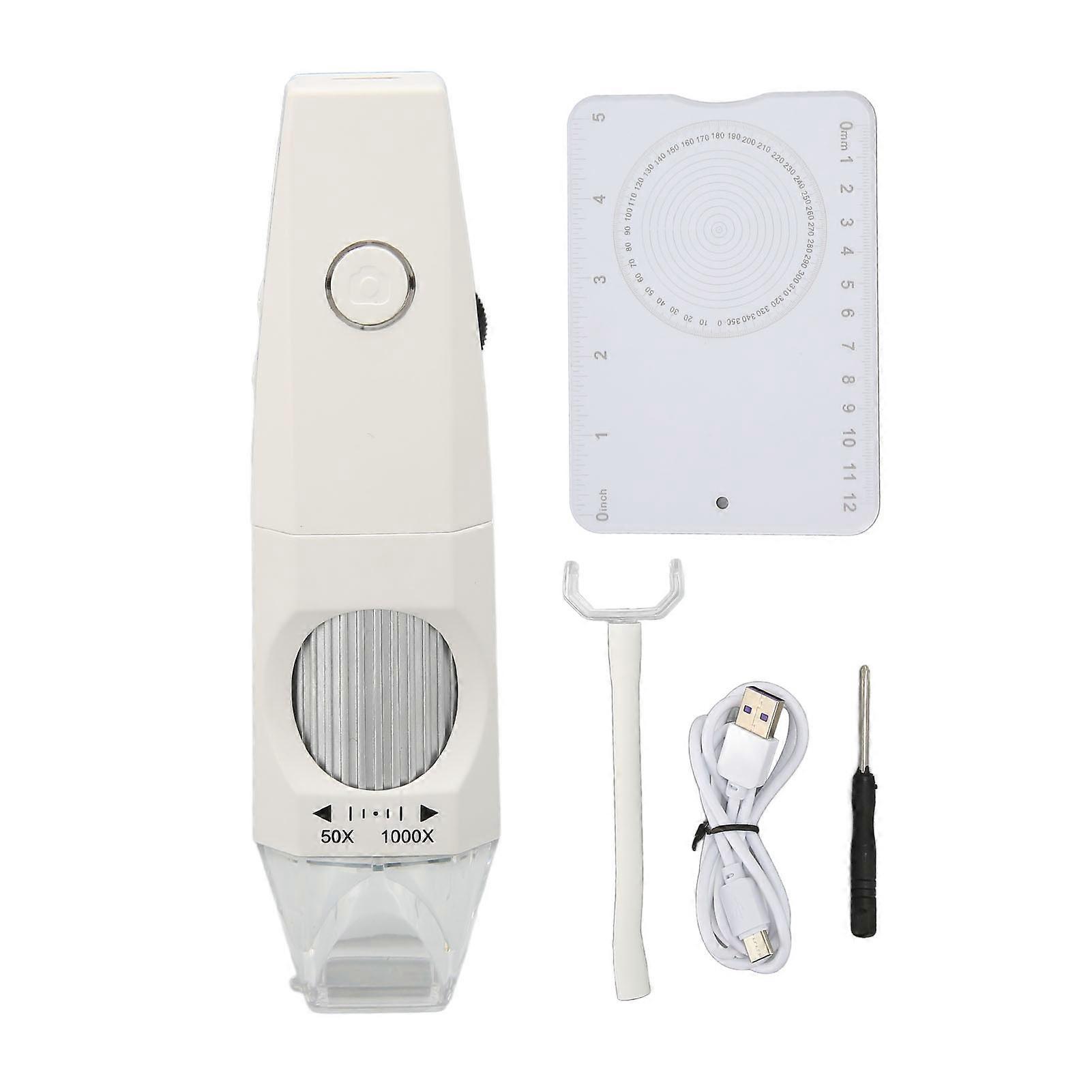 Microscope numérique sans fil USB Wifi HD 1080P, grossissement 50X à 1000X, avec support pour téléphone, ordinateur portable